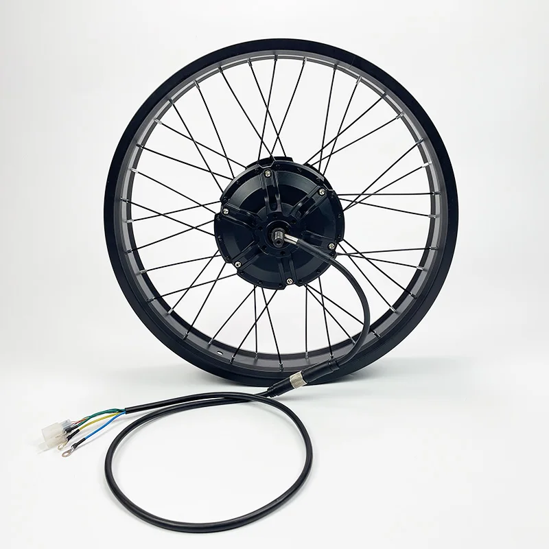 슈퍼73 전기 자전거 개조 키트 20x4.0 팻 타이어 500W/1000W 허브 모터 앞뒤 바퀴 세트 스노우 바이크 업그레이드용