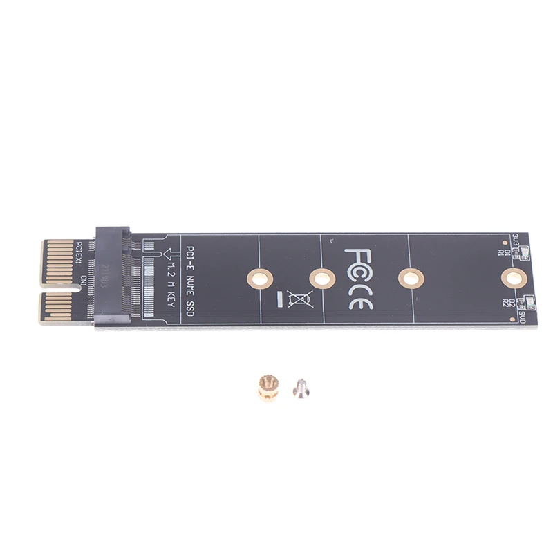 PCIE to M2 어댑터, NVMe SSD M2 PCIE X1 Raiser PCI-E PCI M 키 커넥터, 2230 2242 2260 2280 M.2 SSD 풀 스피드 지원