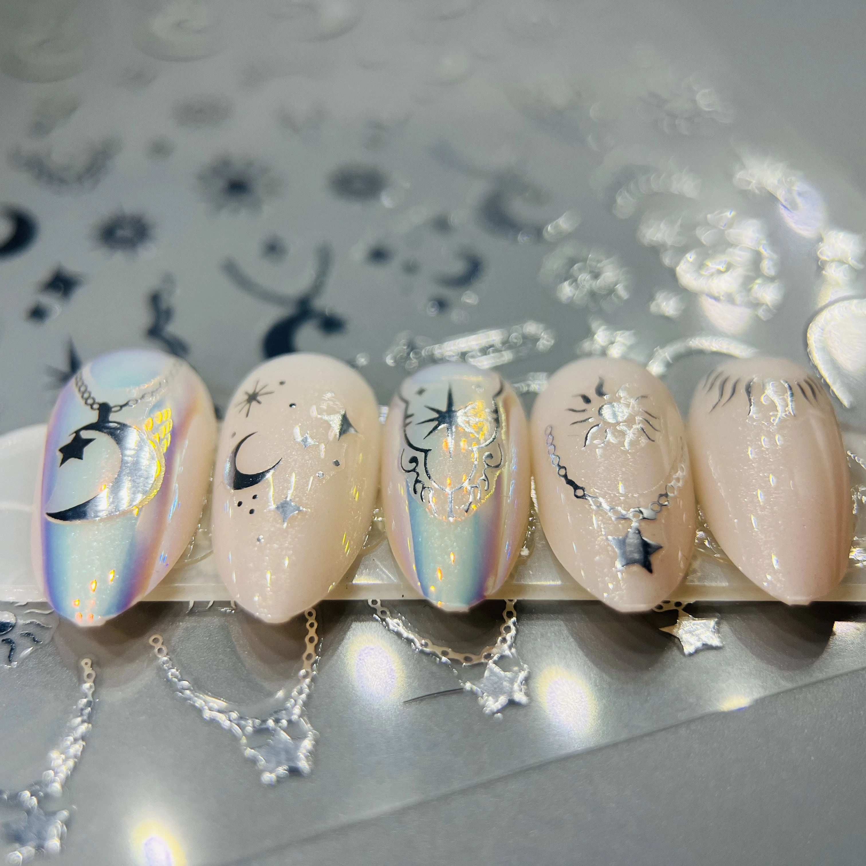 Newest Insects Butterfly Style 3d Nail Art Sticker Nail Deco Slider Tsc-631