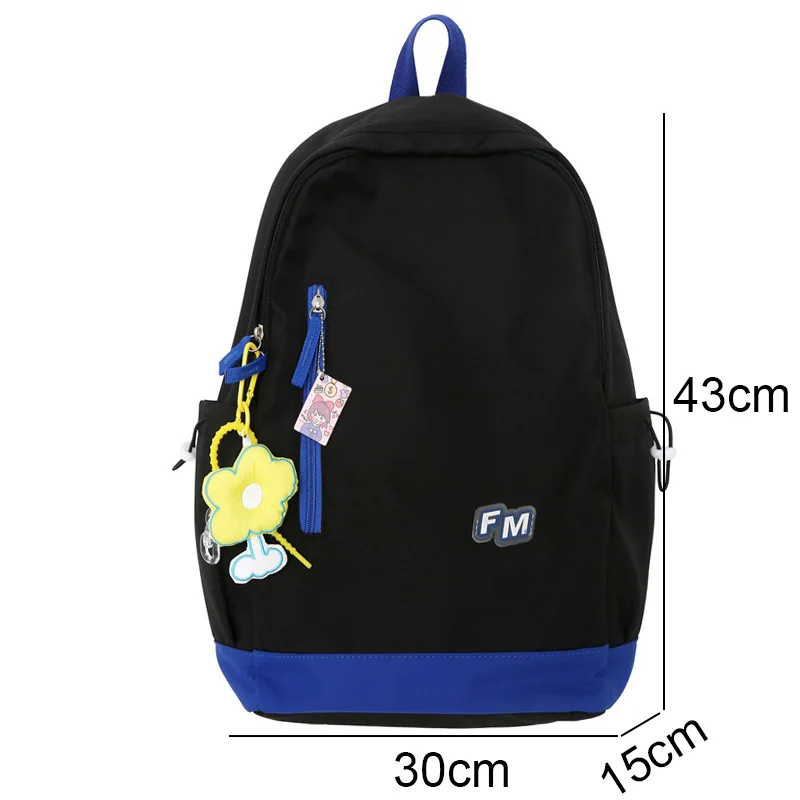 Female Laptop Trendy Student Bag Women Nylon School Bag Girl Travel Cute Book Backpack Fashion Lady Kawaii College Backpack Cool