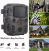 2PCS Hunting Camera Trail Cameras 20MP 1080P Night Vision Waterproof Photo Trap MiNi301 Wireless Wildlife Surveillance 6