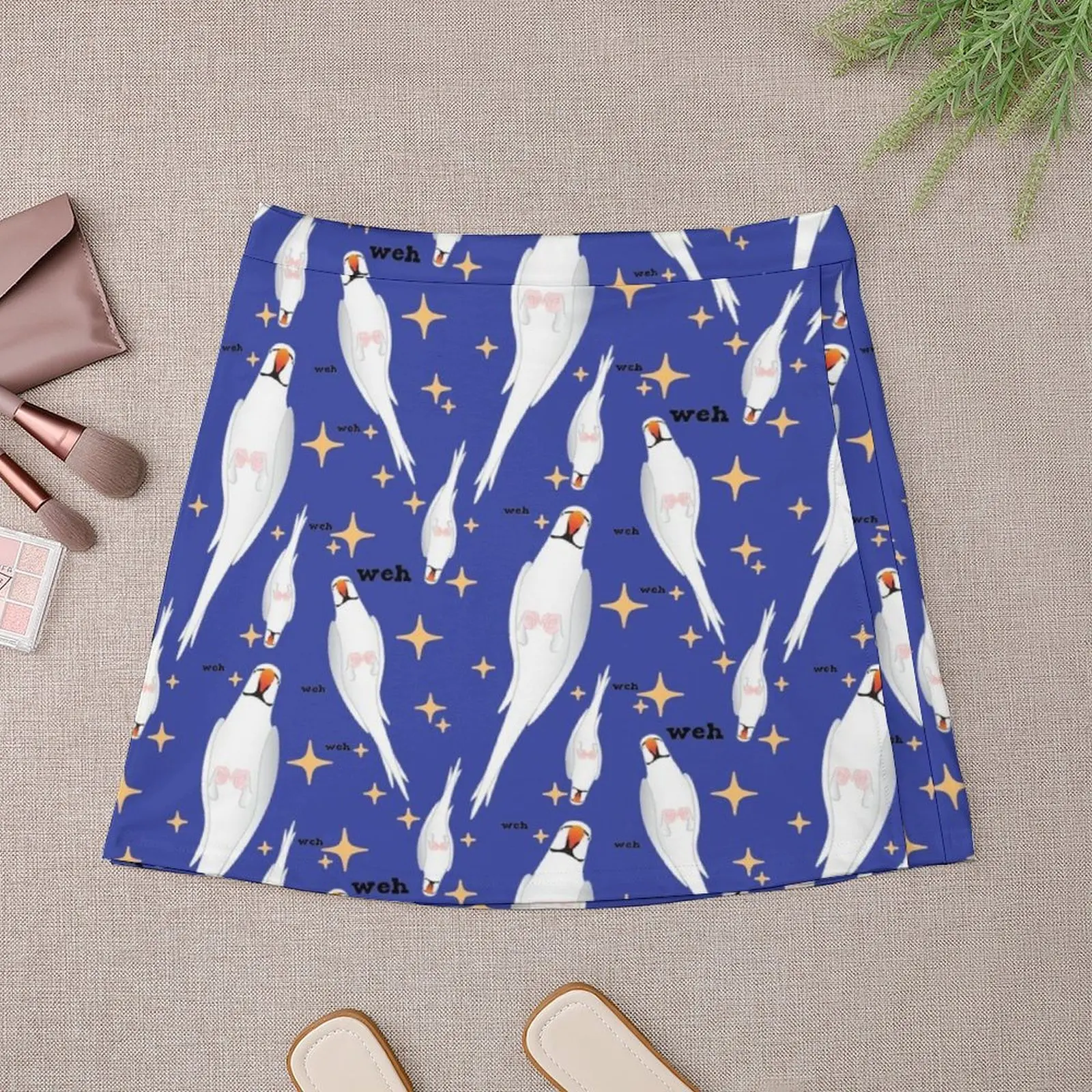 Moonprint Mini Skirt womens clothing skirt sets
