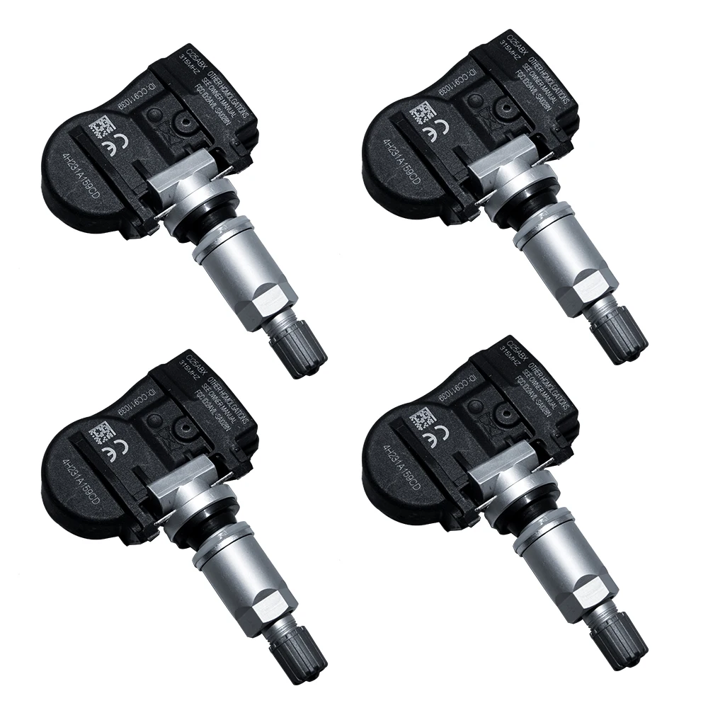 4H231A159CD 타이어 압력 모니터 센서 4pcs Super V8 2008-2009 S-Type XFR XJ XK Vanden Plas For Range Rover Sport/Evoque