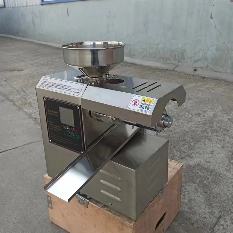 1170W High Efficient Sunflower Oil Press Machine Automatic Peanut Oil Press Machine Stainless Steel Sesame Oil Press Machine 5
