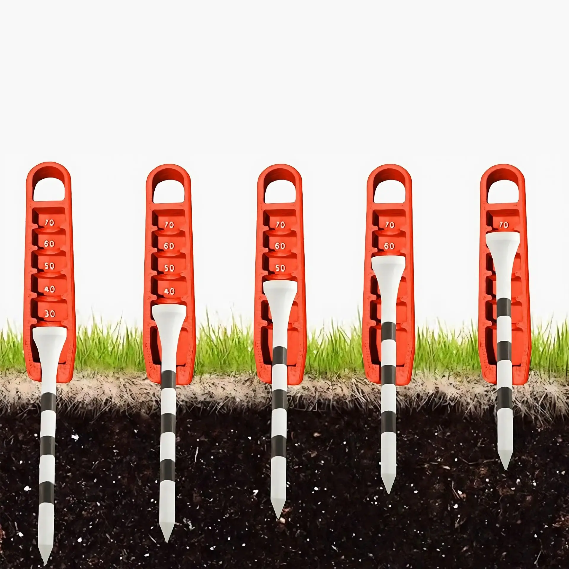 Golf Tee Height Regulator – Adjustable 20–70mm 3