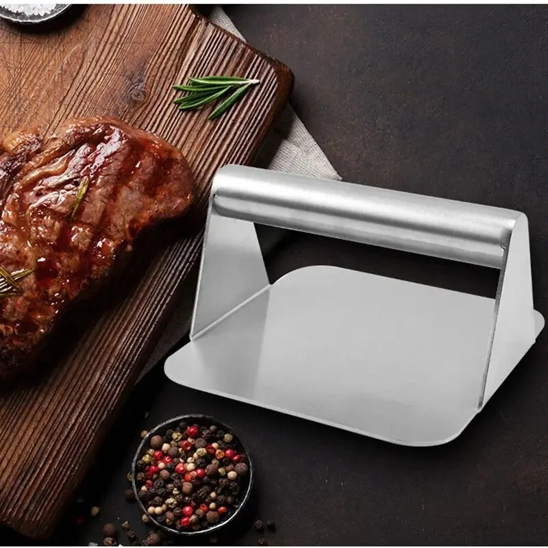 Premium Stainless Steel Hamburger Meat Press – Essential Kitchen Gadget