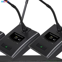 MiCWL – système de Microphone numérique sans fil UHF, 8 canaux, 8 tables de conférence, casque portatif, micros Lavalier, fréquence 500MHz-590MHz 6