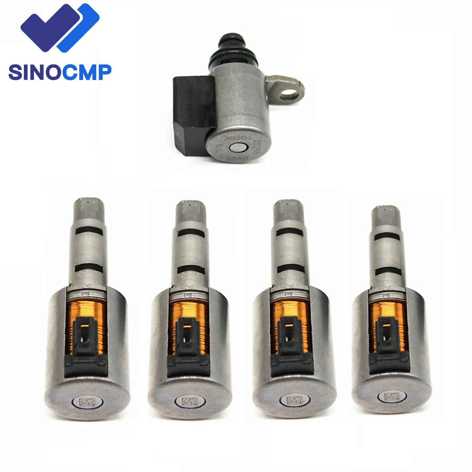 5pcs JF015E RE0F11A CTV Transmission Solenoid Gearbox Kit For Nissan