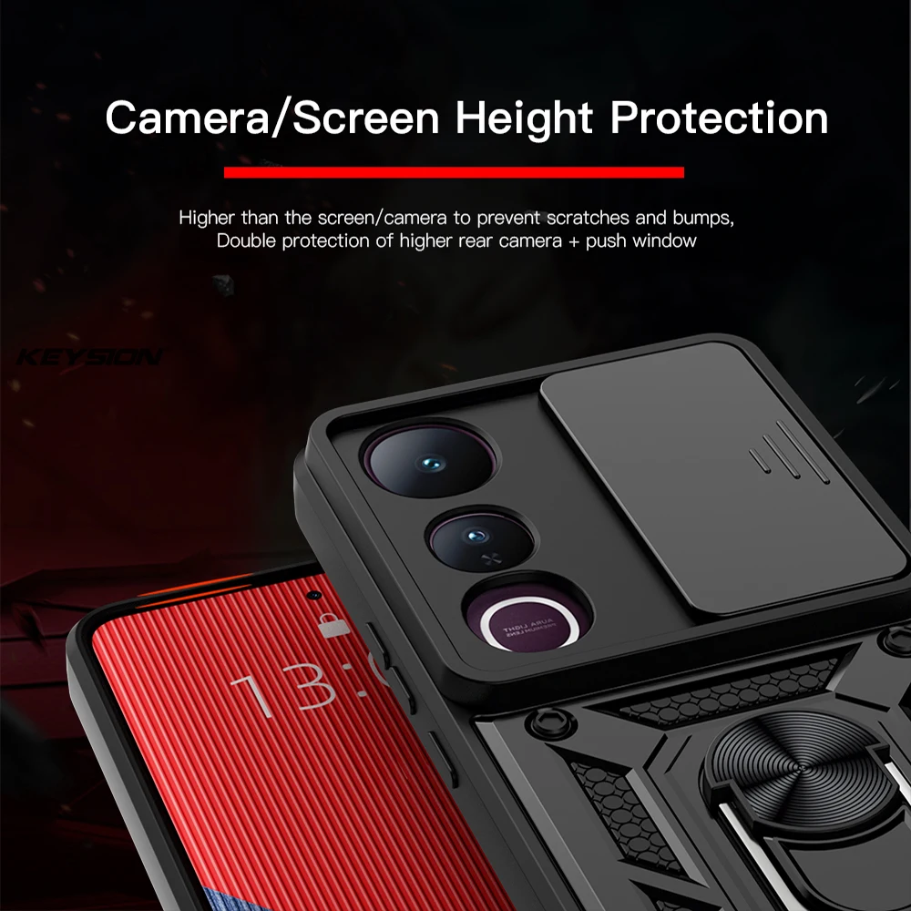 Kepuch Silklike Cover per Vivo X50 PRO - Custodia Case Piastra Metallica Incorporata per Vivo X50 PRO - Grigio