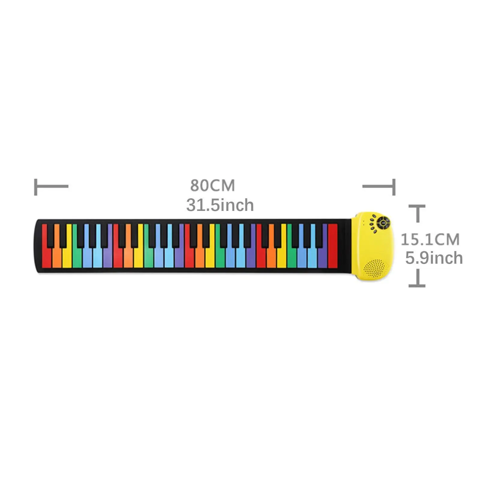 49 Keys Roll up Piano Portable Piano Musical Instruments Silicone Sturdy Hand