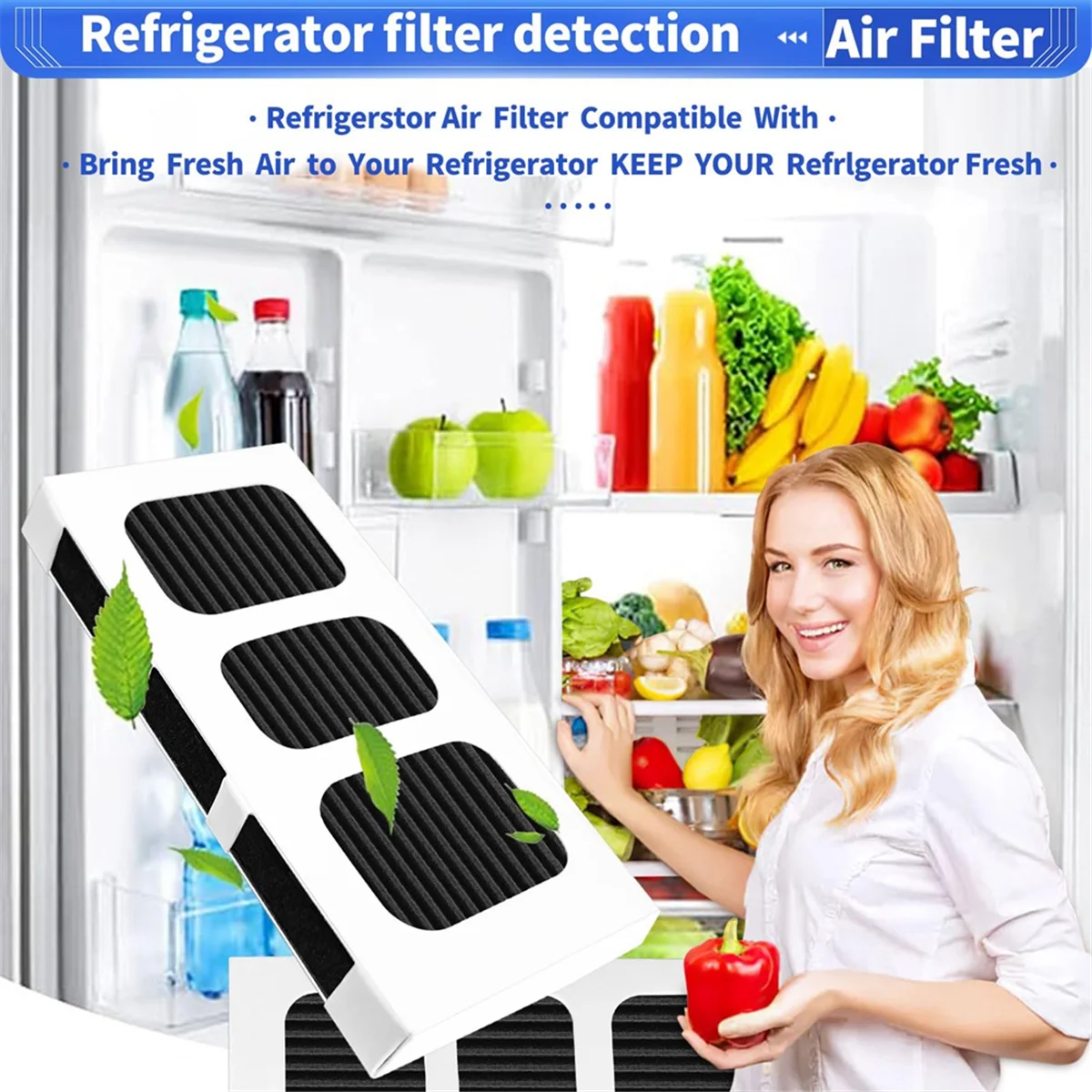 4 Pack for Paultra2 Refrigerator Air Filter Replacement for PAULTRA2 Pure Air Ultra II Refrigerator Filter HOT