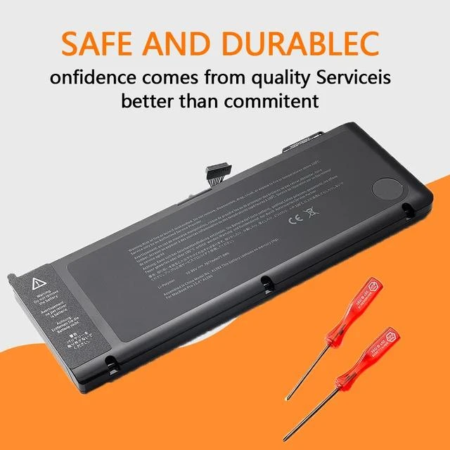 Ifixchina A1382 Batteria Per Apple Macbook Pro 15 "A1286 2011 2012 Serie, Cacciaviti 2 Pezzi Gratuiti