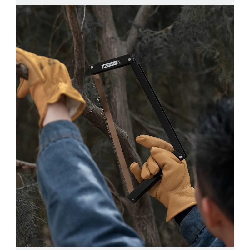 Outdoor Aluminum Alloy Folding Saw Camping Multifunctional Handheld Saw Hiking Portable Handmade Wood Saw 4