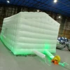 White Black Inflatable Nightclub Tent With Windows Lighting Night Club Cube Disco Music Bar Tent Wedding Photo Booth For Event 6