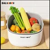4L Electric Vegetable And Fruit Washing Machine Food Ultrasonic Washing Bucket Large Capacity Food Grains Purifie Home-appliance 1