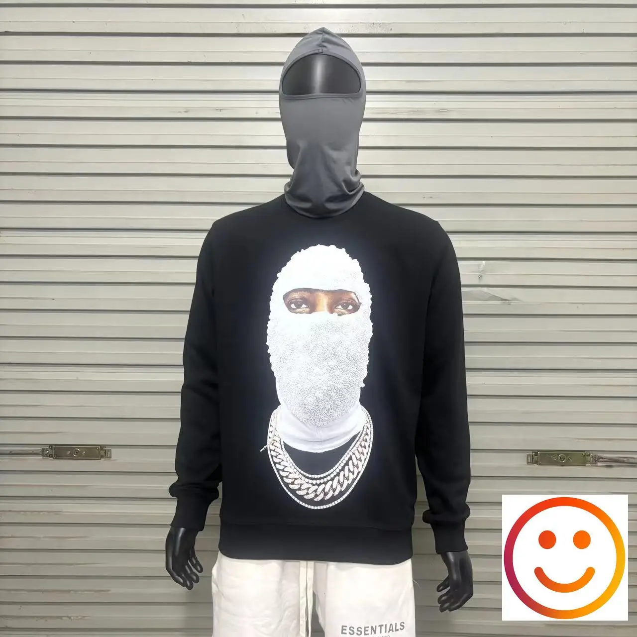 2024 IH NOM UH NIT Paris Sweatshirts Pearl Mask Print Men Women Oversize Sweatshirts Hoodie