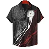 Burkina Faso Flag Map Graphic Shirts For Men Clothes Casual Hawaii Short Sleeve Shirt Africa Country Blouses National Emblem Top 4