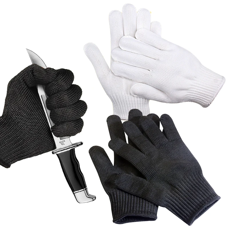 Gloves Level5 Anti Cutting Polyester Fiber Labor Protection Gardening Gloves