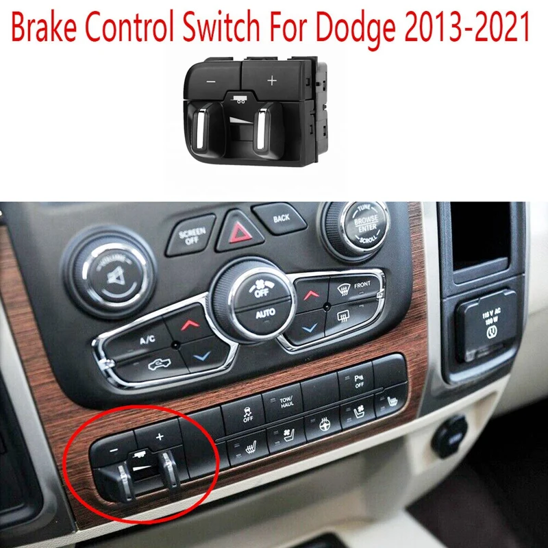 

Переключатель управления тормозом автомобиля 68105206AC для Dodge 2013-2021 RAM, переключатель управления тормозом прицепа
