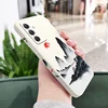 Sunset Red Case For Samsung A54 A34 A24 A16 A06 A14 A15 A25 A35 A55 A04 A04E A73 A53 A33 A23 A13 A72 A52 A52S A32 A22 A12 4G 5G 5