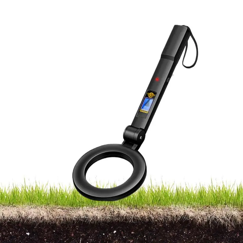 Portable Handheld Metal Detector with Sound and Vibration Alerts