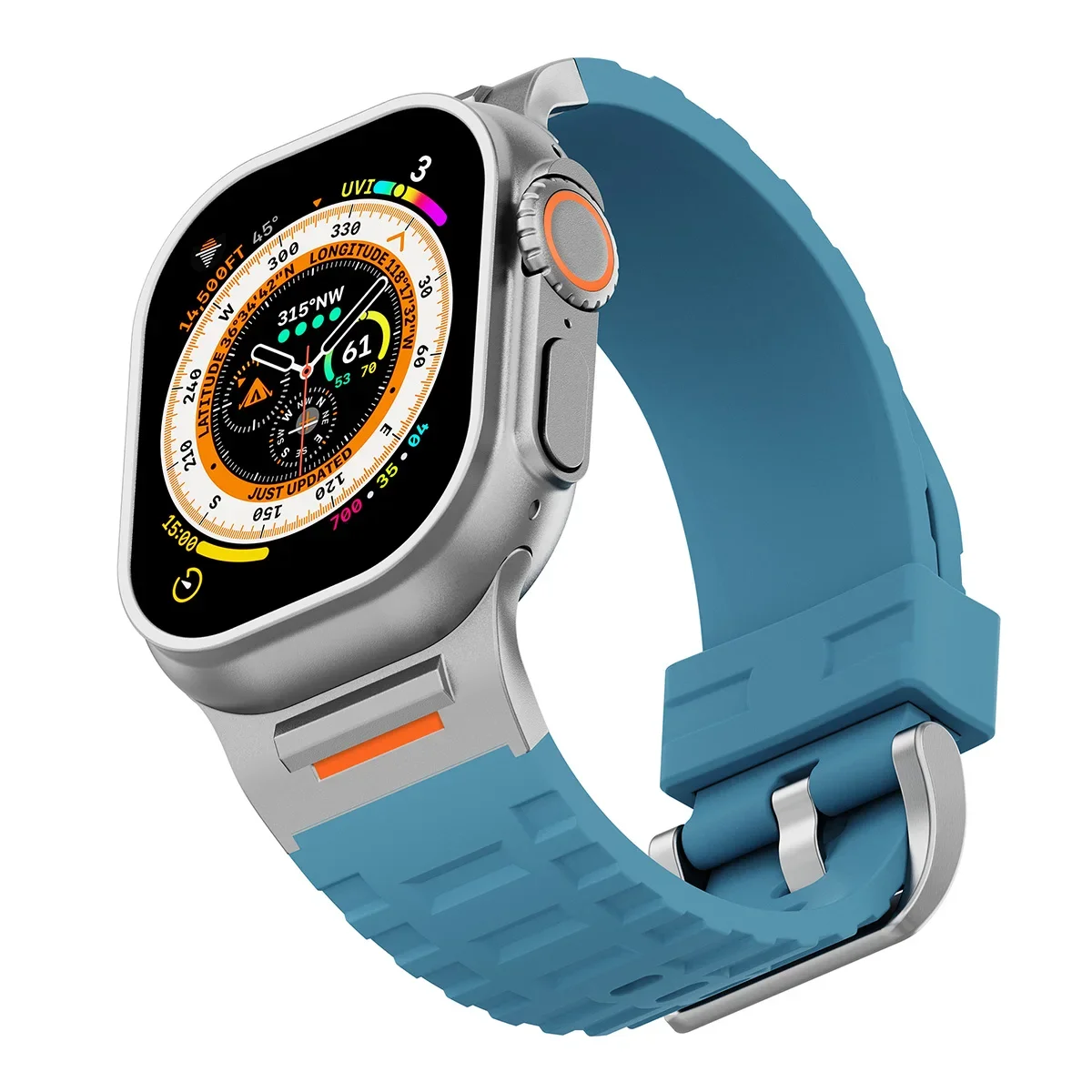Luxury Sport Silicone Band for Apple Watch - Soft and Stylish Bracelet Strap
