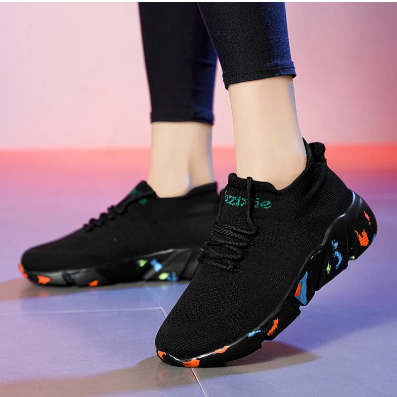 Large Size 35-47 New Running Shoes Men Women Couples Comfortable Soft Sports Shoes Running Shoes Tennis Breathable Casual Shoes