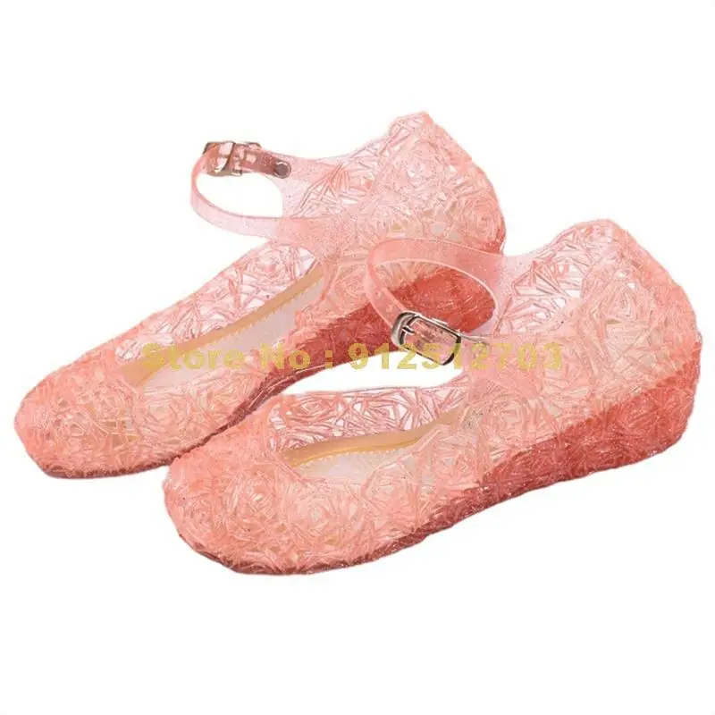 girls shoes Toddler Infant Kids Baby Girls Wedge Cosplay Party Single Princess Sandals Children High Heel Girls Performance Prop Shoes bata children's sandals