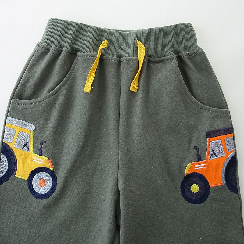 Little maven Kids Clothes Summer Baby Boys Car Shorts Cartoon Tractor Pants Cotton Soft Comfort 2-7 Years Kids Sporty Short
