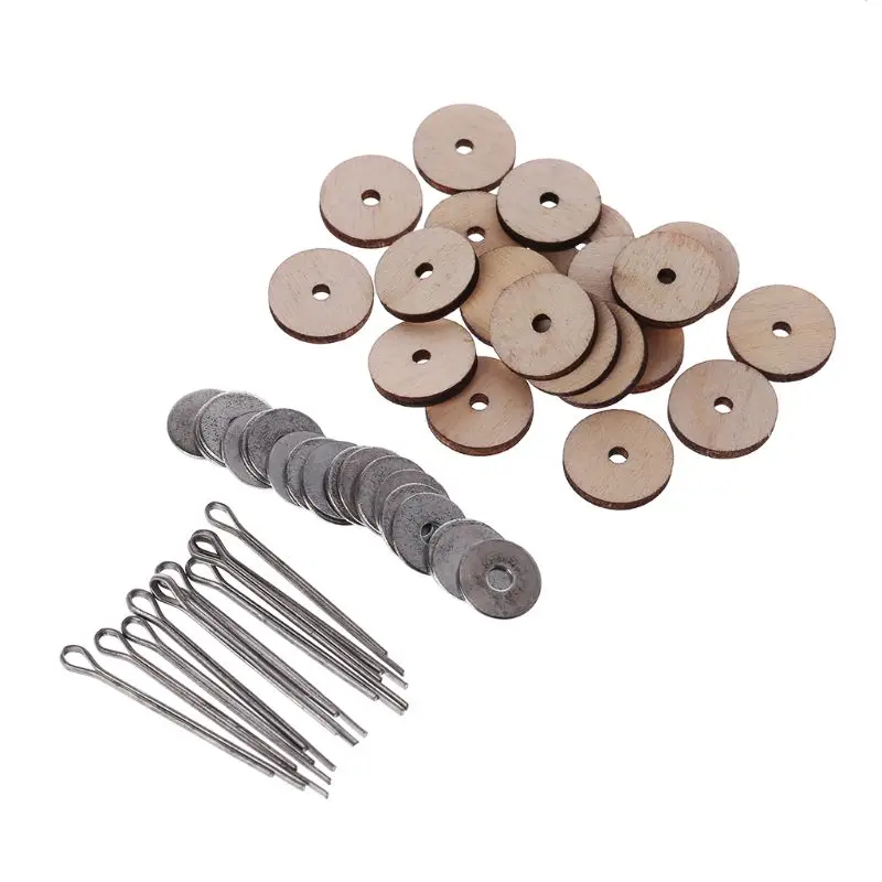 

10 Sets Wood Joints Connectors For Handmade Craft Children Kids Toy D