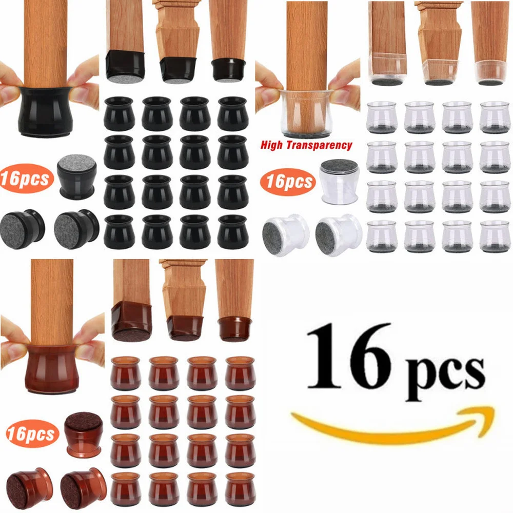 Soft Silicone Table Chair Leg Covers High Elastic Furniture Foot Round