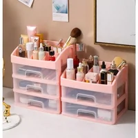 Multi-layer Cosmetic Storage Box Large Capacity Transparent Drawer Jewelry Makeup Organizer Nail Polish Container Desktop 1