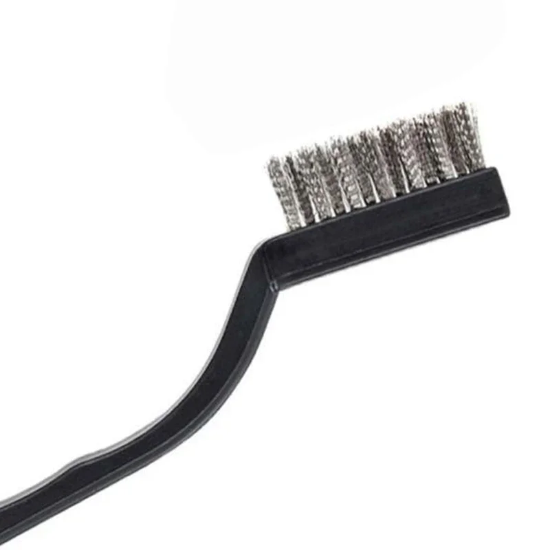 Wire Brush Set 12PCS 7inch Mini Steel Brass Wire Brush Paint Rust Remover for Industrial Devices Surface/Inner Polishing Cleaning