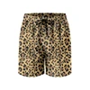 2024 Men's Casual Shorts Men's Leopard Print 3D Printed Beach Shorts Casual Suitable for Surfboard Personality Summer 1