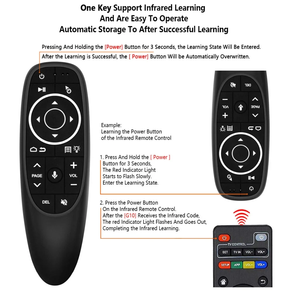 Mando A Distancia G10Spro Para Android Tv Box: Control Auténtico Y Eficaz Para Una Experiencia Asombrosa