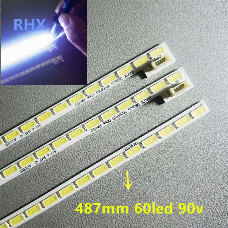 FOR 39 inch 7030PKG 60ea 39VLE941BL T390HVN02.0 487MM 90V 60LED NEW LED backlight strip