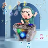 Electronic DJ Light Music Dancing Pig Toy Musical Toys Cute Swing Dancing Piggy Toy with Music LED Lights Musical Toy for Kids 3