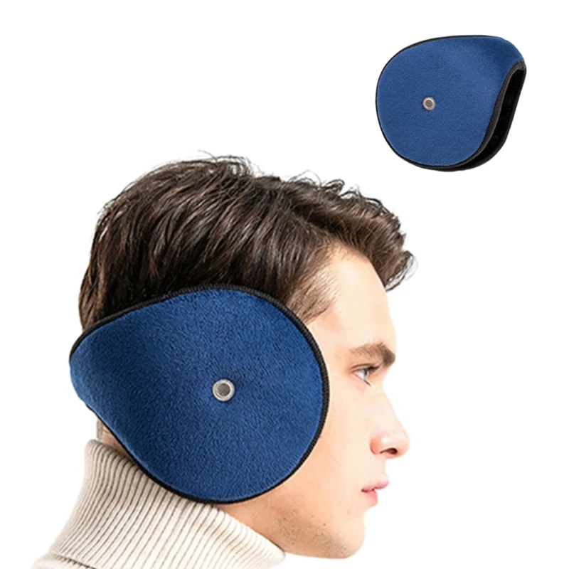 Thicken Plush Ear Muffs for Men Women Warm Ear Warmers Cold Weather Earmuff Breathable Ear Covers for Outdoor Activity