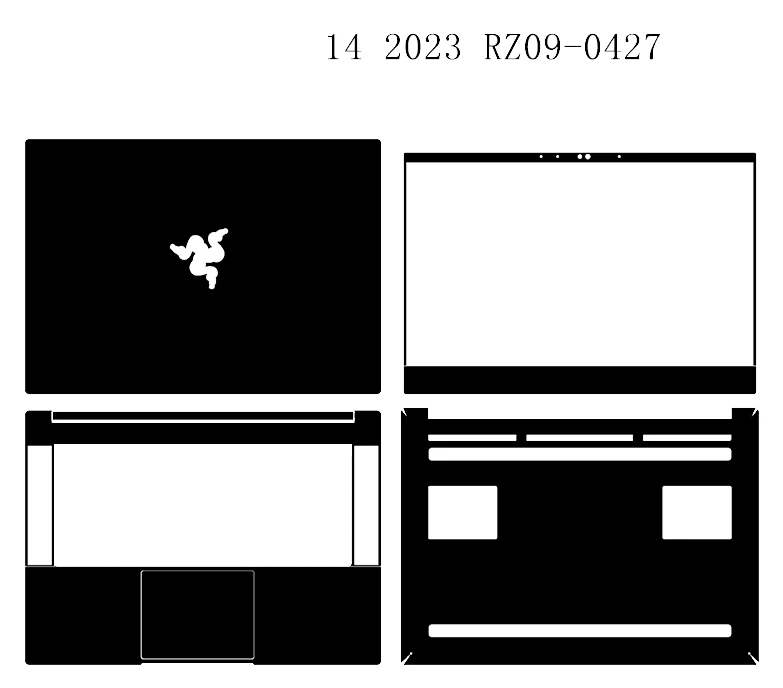 Adesivo Skin Cover Per Razer Blade 14 2023 Rz09-0427 14 "Protezione In Vinile In Fibra Di Carbonio Per Laptop