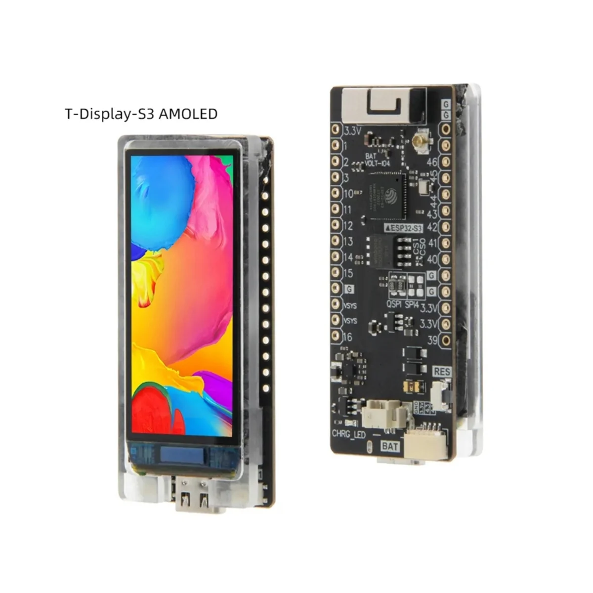 Lilygo-amoled Placas de Desenvolvimento para Smart Home Automation System T-display-s3 191 Amoled Display Modules Esp32-s3 - Imagem 3