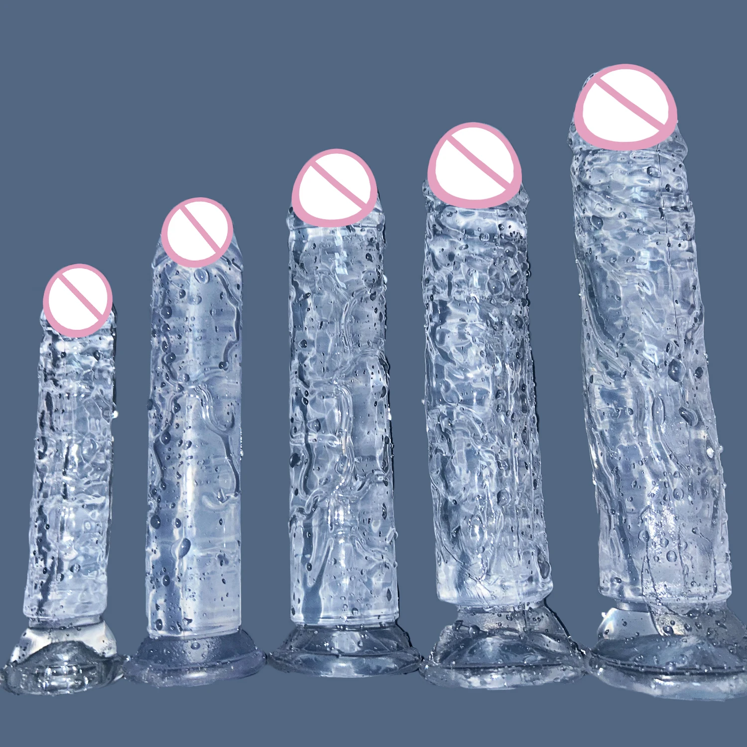 5 Colors Small Transparent Dildo Suction Cup Jelly Dick Women Erotic Anal Sex Toys Soft Clitori Vaginal Masturbators Penis