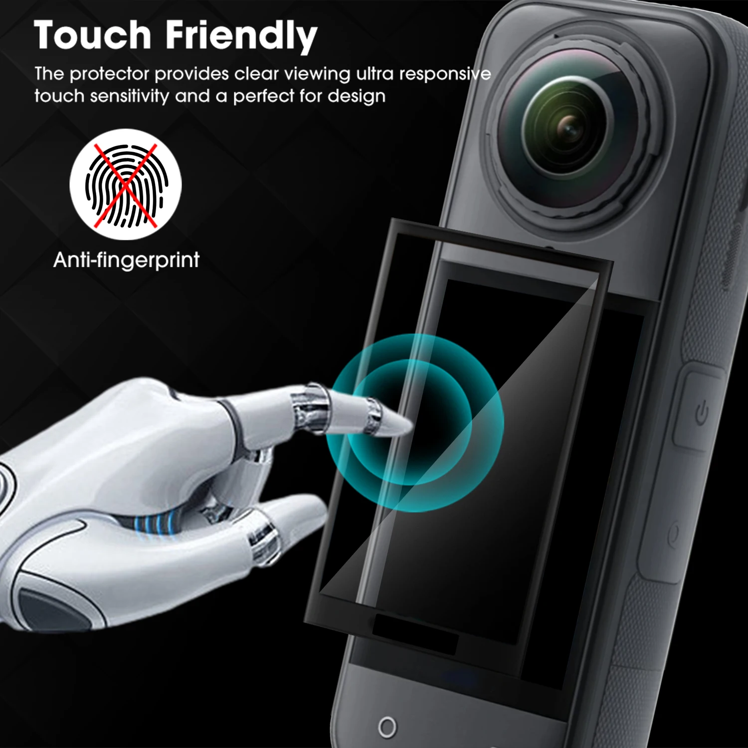 Screen Protector for Insta360 One X5 X4 X3 Anti-Scratch TPU Film Protective Cover for Insta 360 X5 X3 X4 Protection Accessories