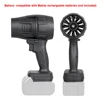 1000W Turbo Fan Violent Fan 500g Thrust Stepless Speed High Power Turbofan Leaf Blower Handheld Mini Jet Fan for Makita Battery 1