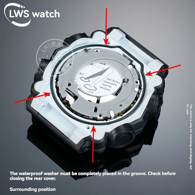 Universal Watch Back Cover Waterproof Sealing Ring with Tool