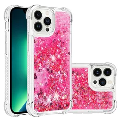 Dynamic Liquid Quicksand Glitter Phone Case Cover for Mi 14T (G)