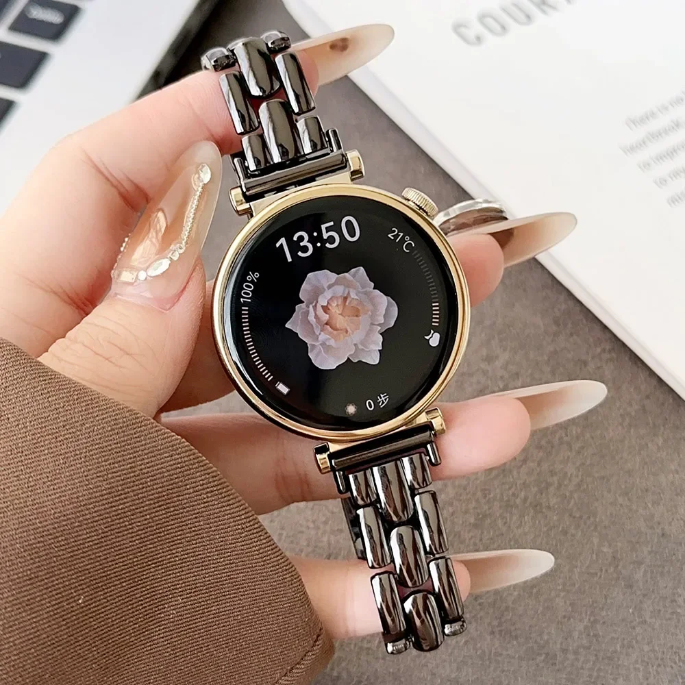 For Huawei GT4 41mm Band 20mm 22mm For Huawei Watch GT4 46mm Watchband For Samsung Watch 3 45mm Luxury Business Metal Bracelet