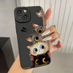 Adorable Cat Pattern Silicone Phone Case - Cute and Durable  Cover - Galaxy S22 5G (HE - P8309)