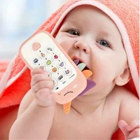 Baby Telephone Music Toy Sound Machine Kids Infant Early Educational Mobile Phone Gift English language 1