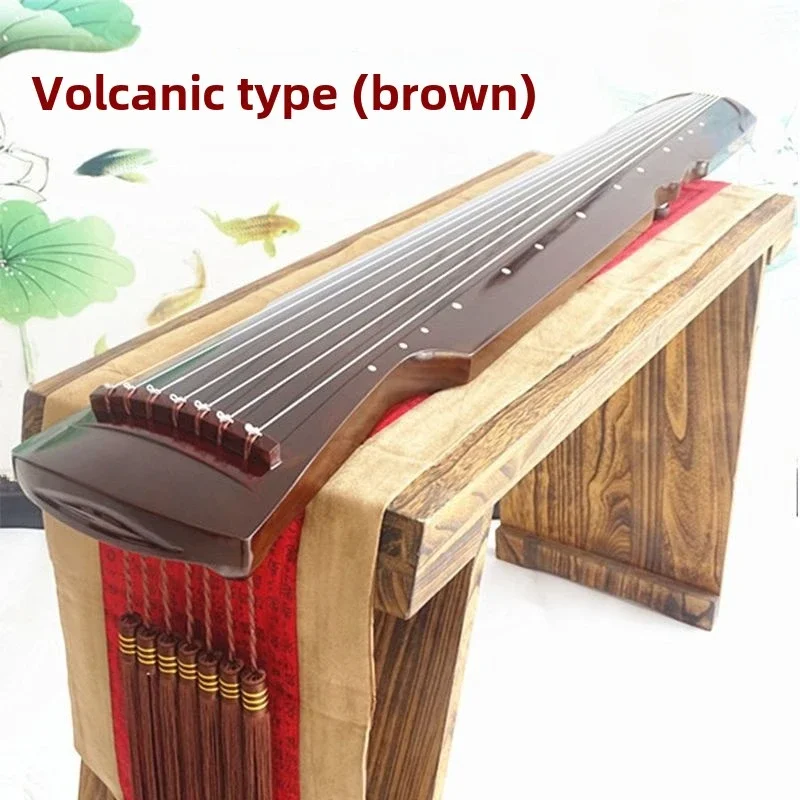 New 7 Strings Guqin Zither Handmade Guzheng Beginner Stringed Instruments Accessories Chinese Traditional Musical Instrument