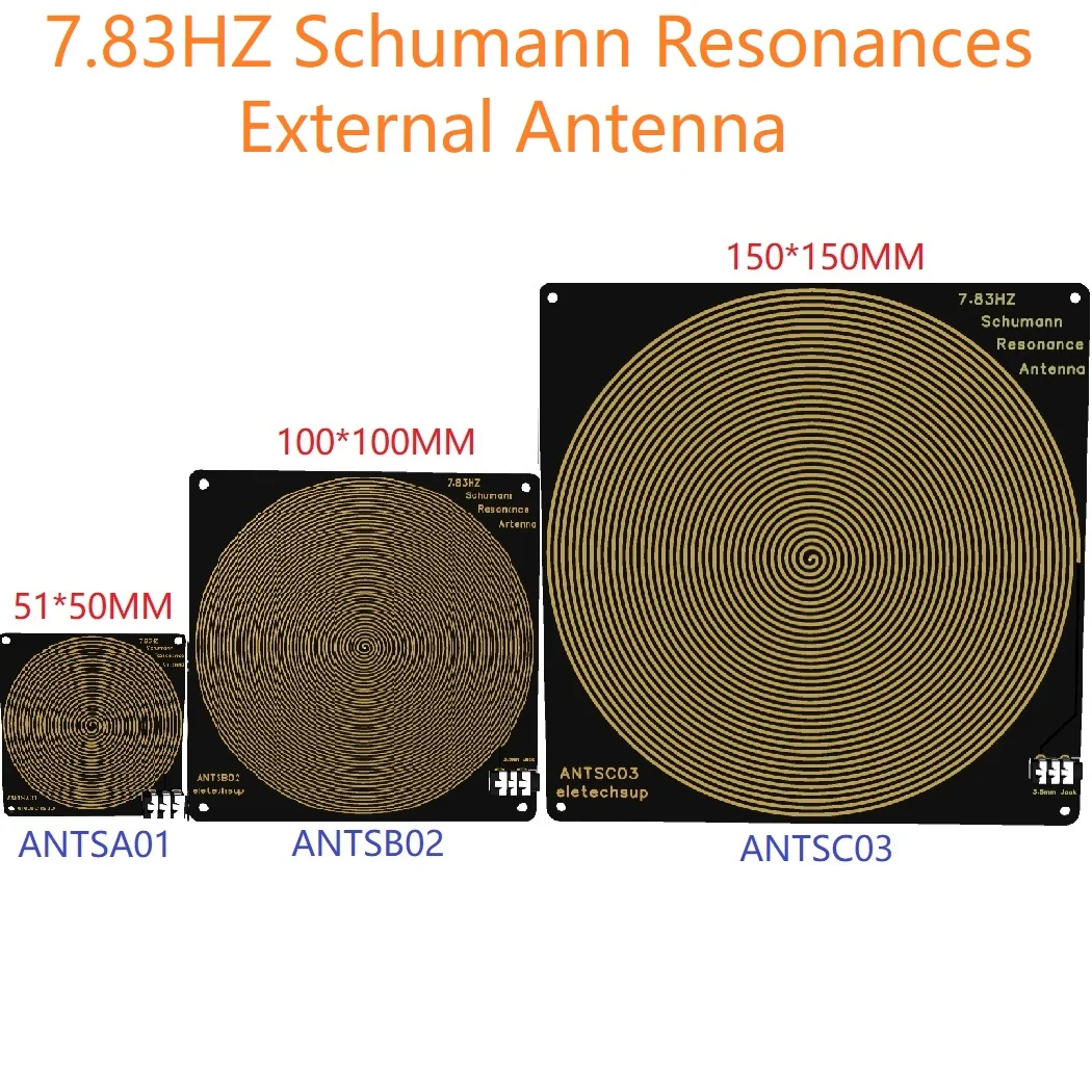 0.01-300KHZ Adjustable Schumann resonances 7.83HZ External Antenna